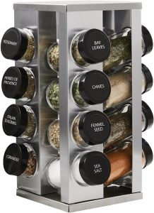 Black Counter Top Spice Rack: Sleek Storage Solutions Black Counter Top Spice Rack