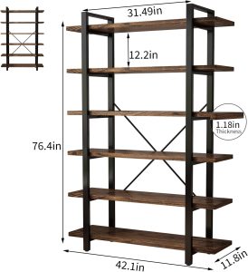 solid wood bookcases