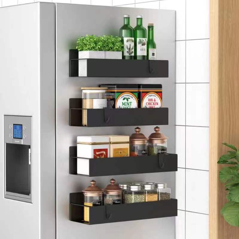 Magnetic Spice Rack With Spices