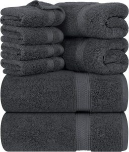 Set of Grey Towels: Stylish Elegance for Your Bathroom Set of Grey Towels