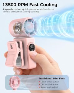 Hotsales Rechargeable Clip Fan