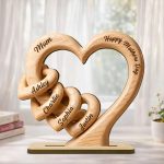 Nazenti Heart Wooden Plaque